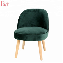 China furniture vintage dining room chair velvet modern upholstered restaurant chairs
